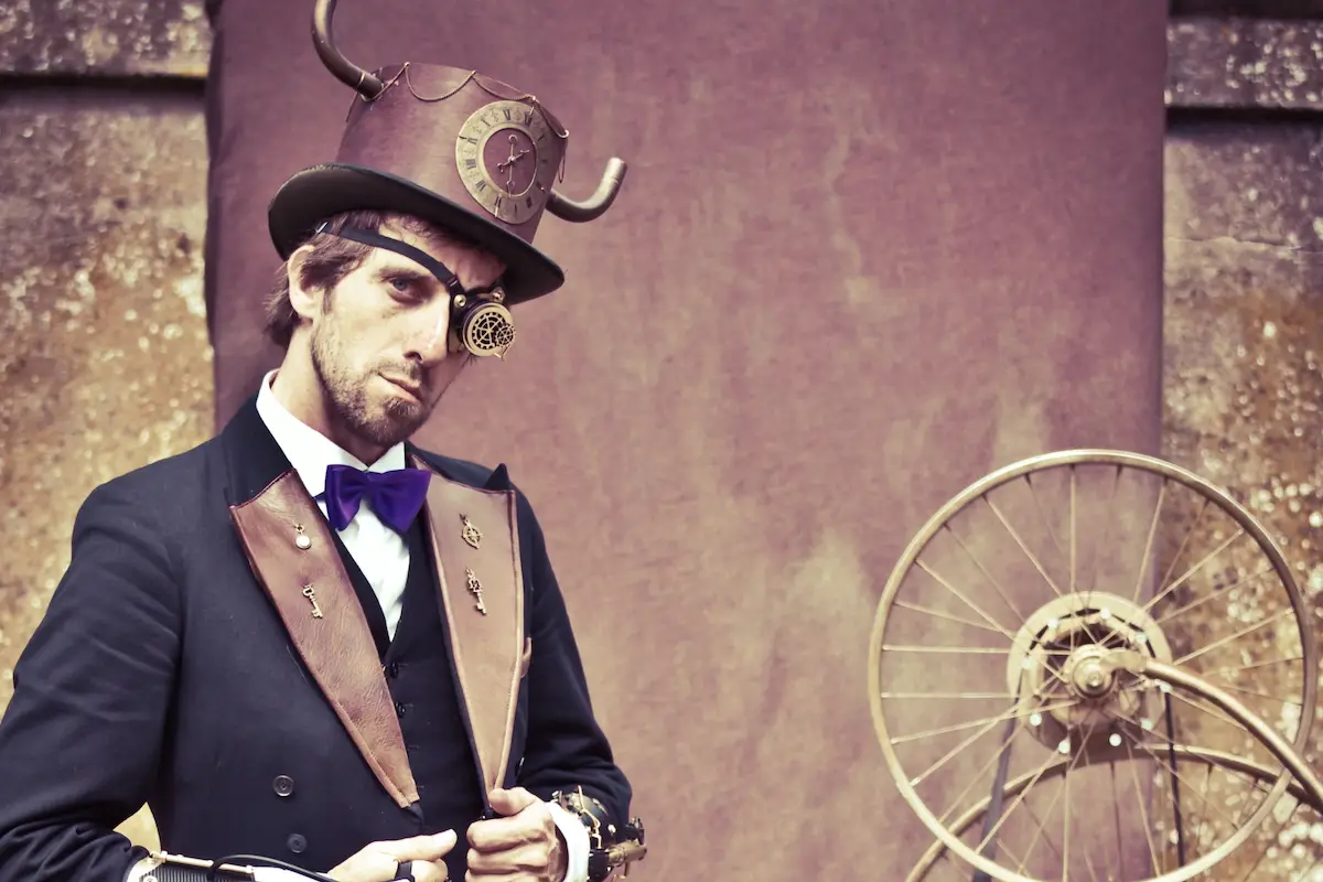 Steampunk 2025 mens clothing