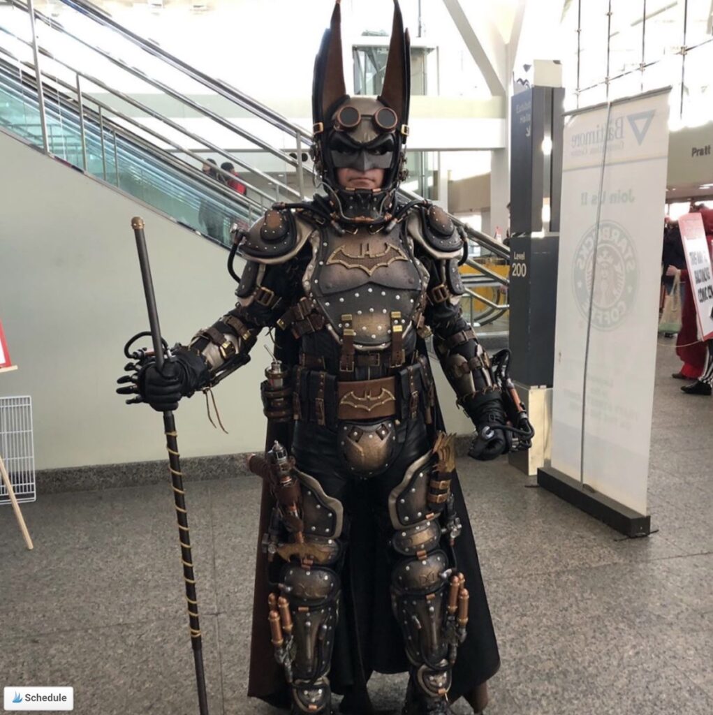 Steampunk Batman cosplay