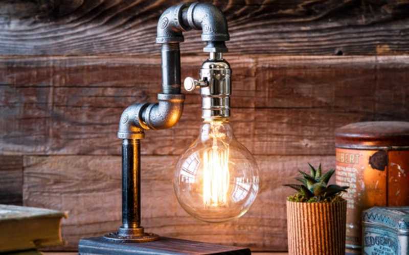 Industrial table best sale lamps cheap