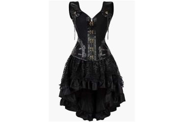 Black Steampunk Dress