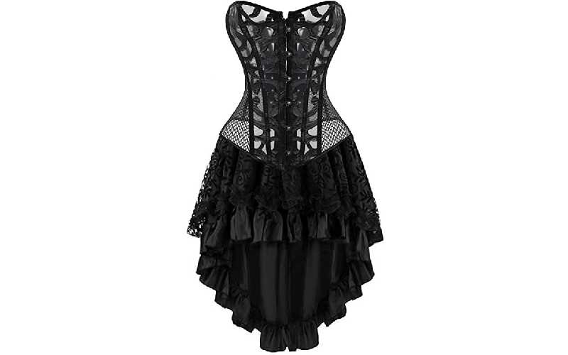 Plus size clearance steampunk corset dress